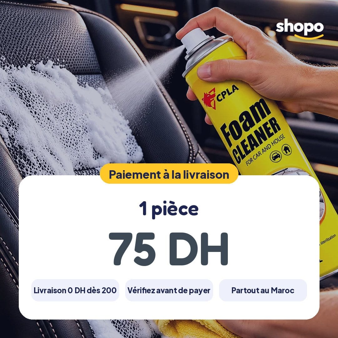 Mousse nettoyante pour l'intérieur de la voiture, photo 6