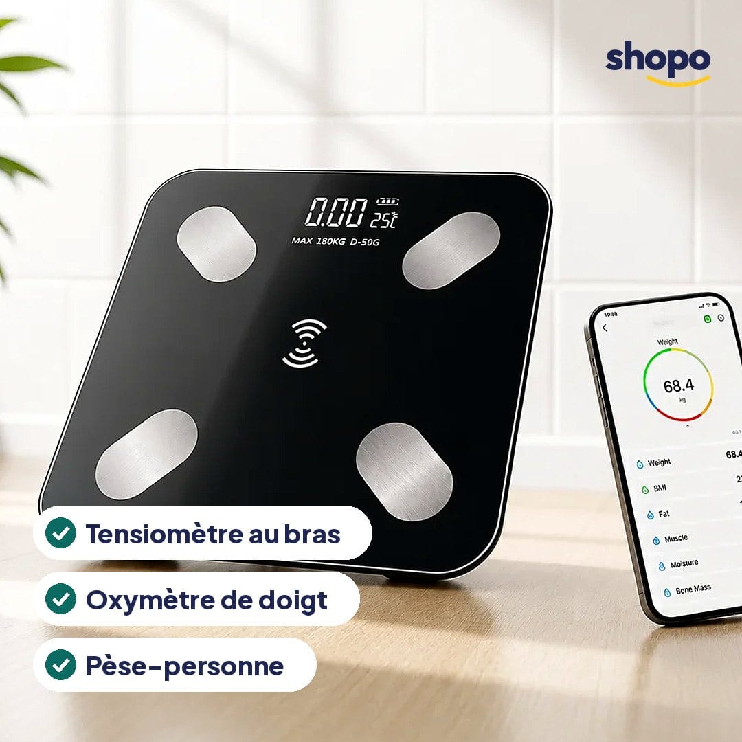 Pack maison : tensiomètre, oxymètre et pèse-personne, photo 2