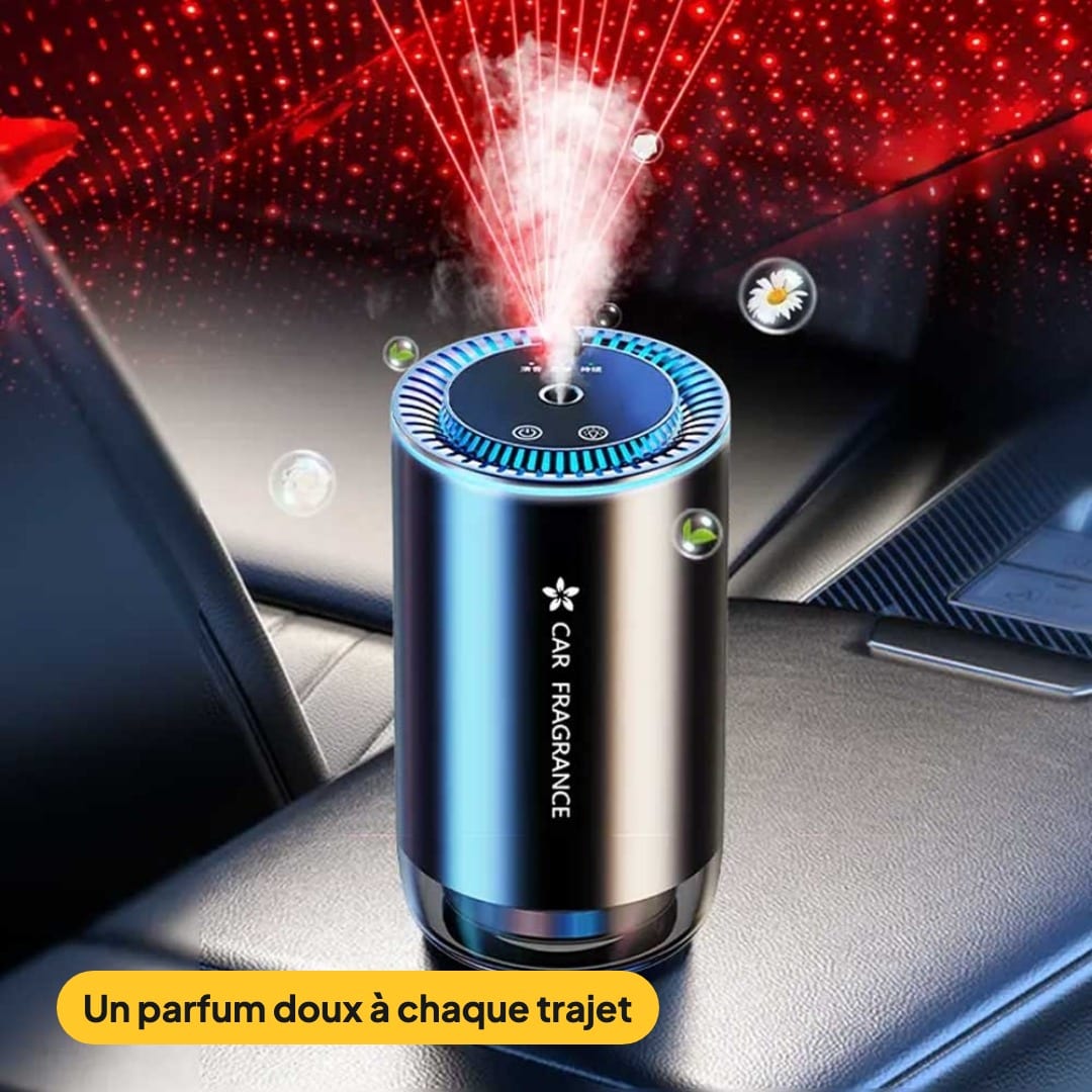 Pack Voiture Rangée & Parfumée 2-en-1 : organiseur de siège + diffuseur de parfum lumineux, photo 5