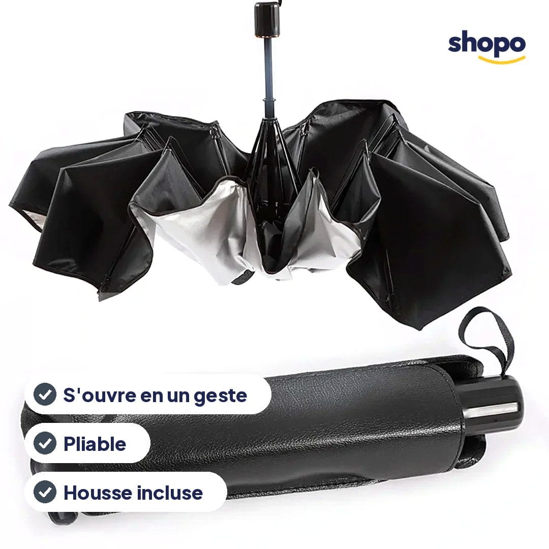 Pare-soleil parapluie pliable pour pare-brise, photo 2