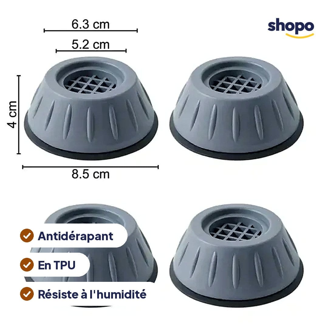 Patins anti-vibration pour machine à laver, photo 2