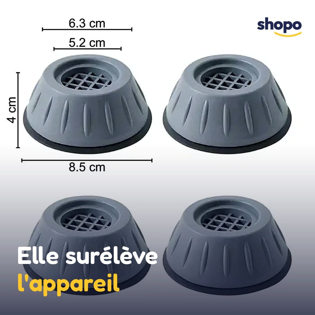 Patins anti-vibration pour machine à laver, photo 4