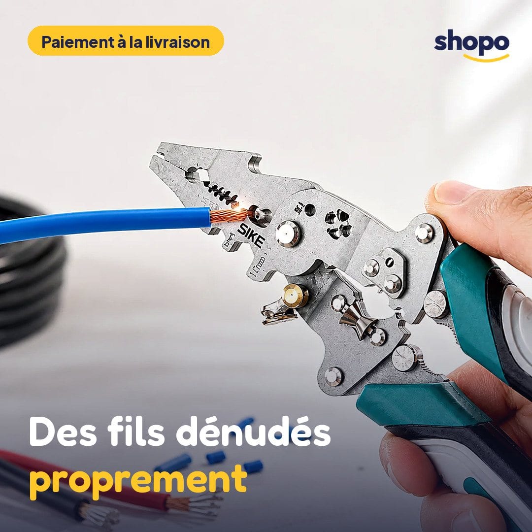 Pince à dénuder multifonction pour câbles électriques, photo 1