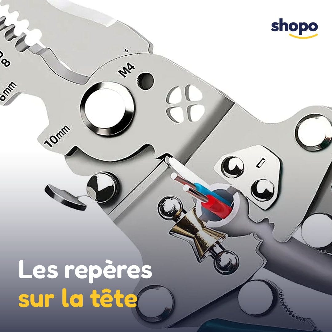 Pince à dénuder multifonction pour câbles électriques, photo 4