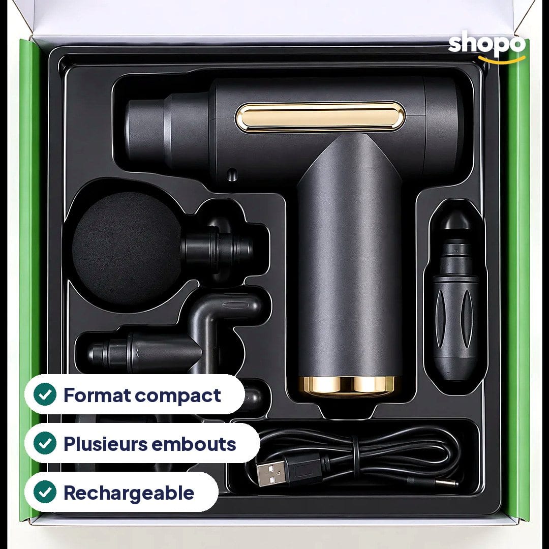 Pistolet de massage MP-720 avec embouts, photo 2