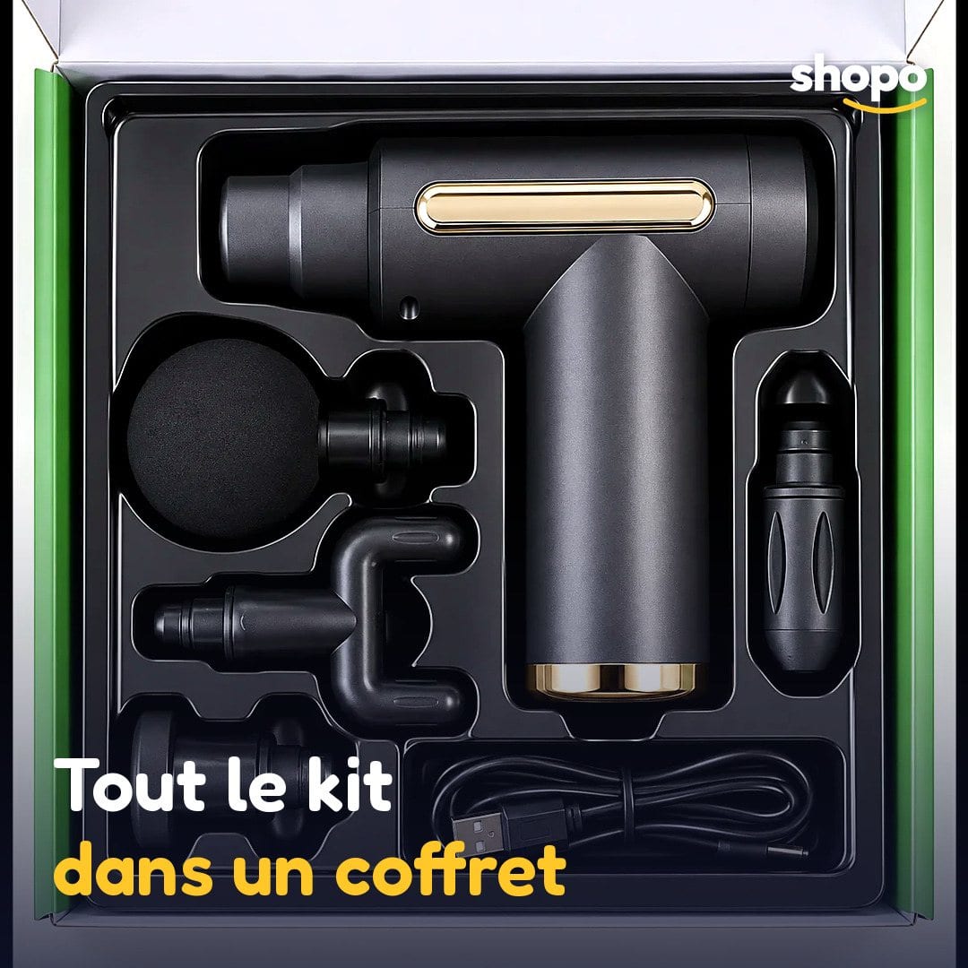 Pistolet de massage MP-720 avec embouts, photo 4