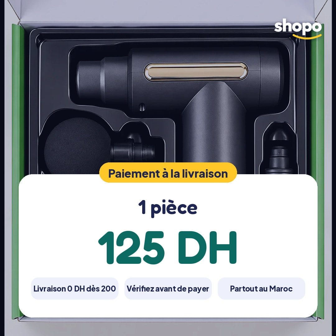 Pistolet de massage MP-720 avec embouts, photo 6