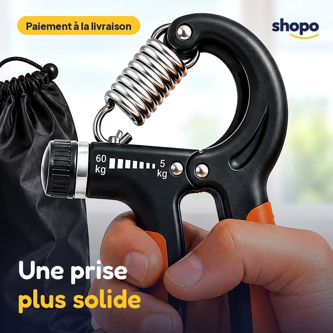 Poignée de musculation réglable 5 à 60 kg + accessoires, photo 1