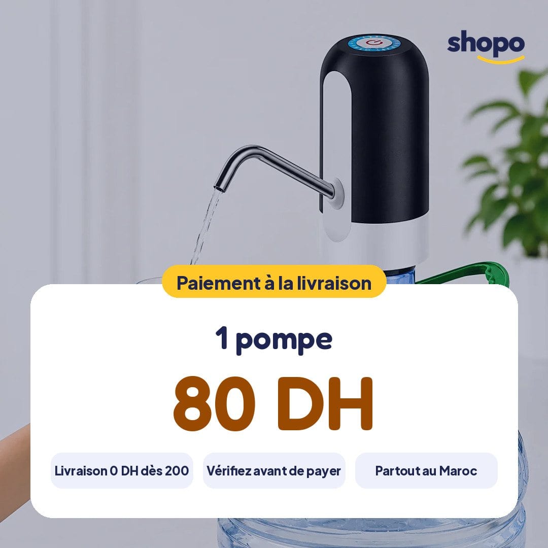 Pompe à eau automatique pour bouteille et bonbonne, photo 6