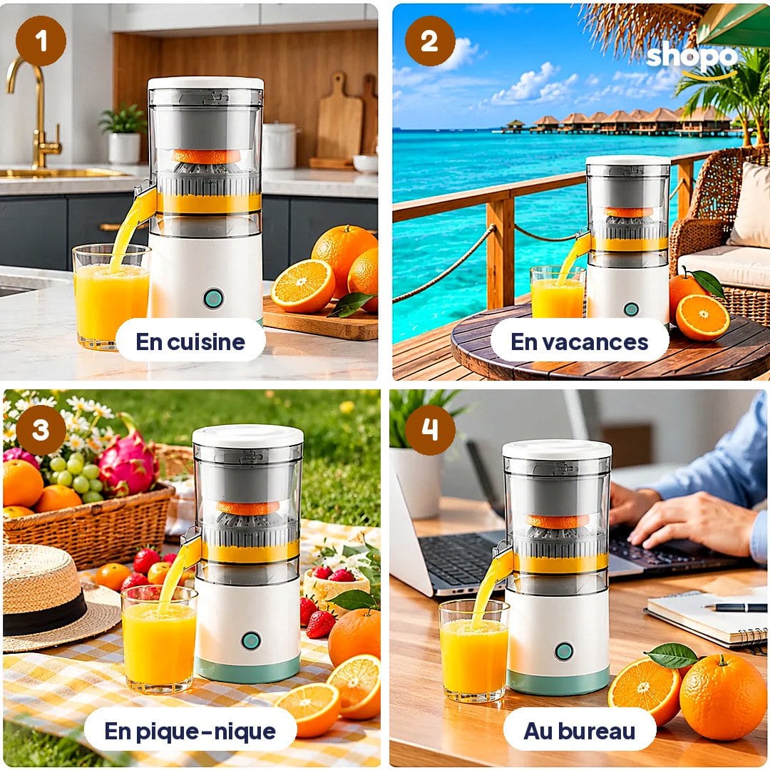 Presse-agrumes électrique rechargeable USB, photo 3