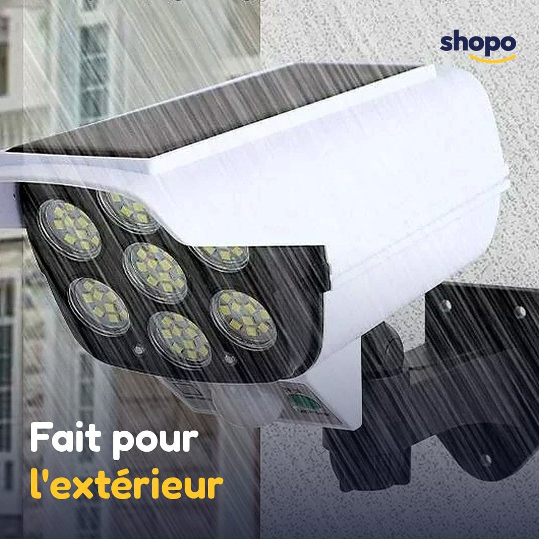 Projecteur solaire fausse caméra avec détecteur de mouvement, photo 4