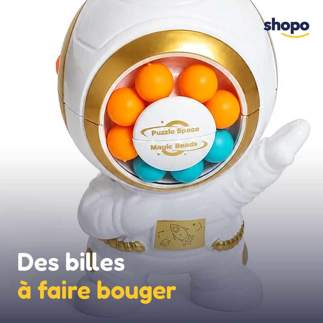 Puzzle astronaute à billes colorées, dès 3 ans, photo 4