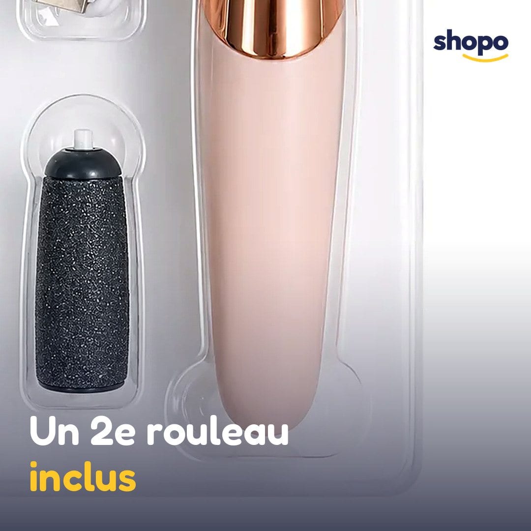 Râpe électrique pour pieds rechargeable, 2 rouleaux, photo 4