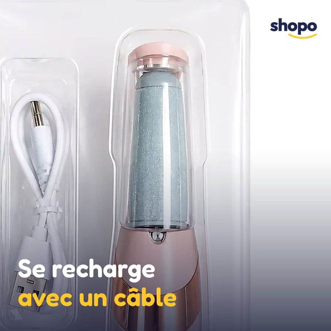 Râpe électrique pour pieds rechargeable, 2 rouleaux, photo 5