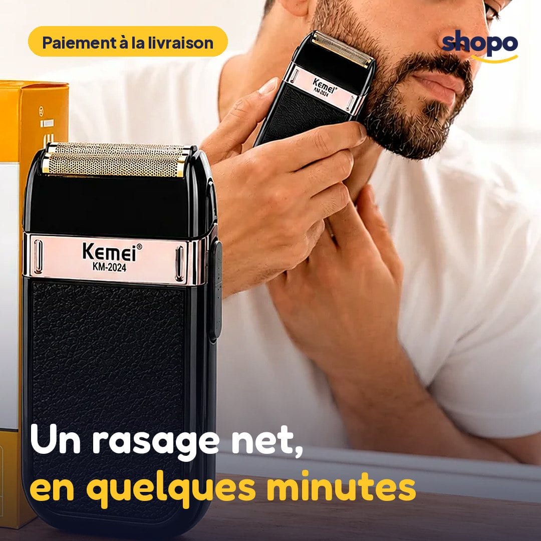 Rasoir électrique Kemei KM-2024 à grille titanium, photo 1