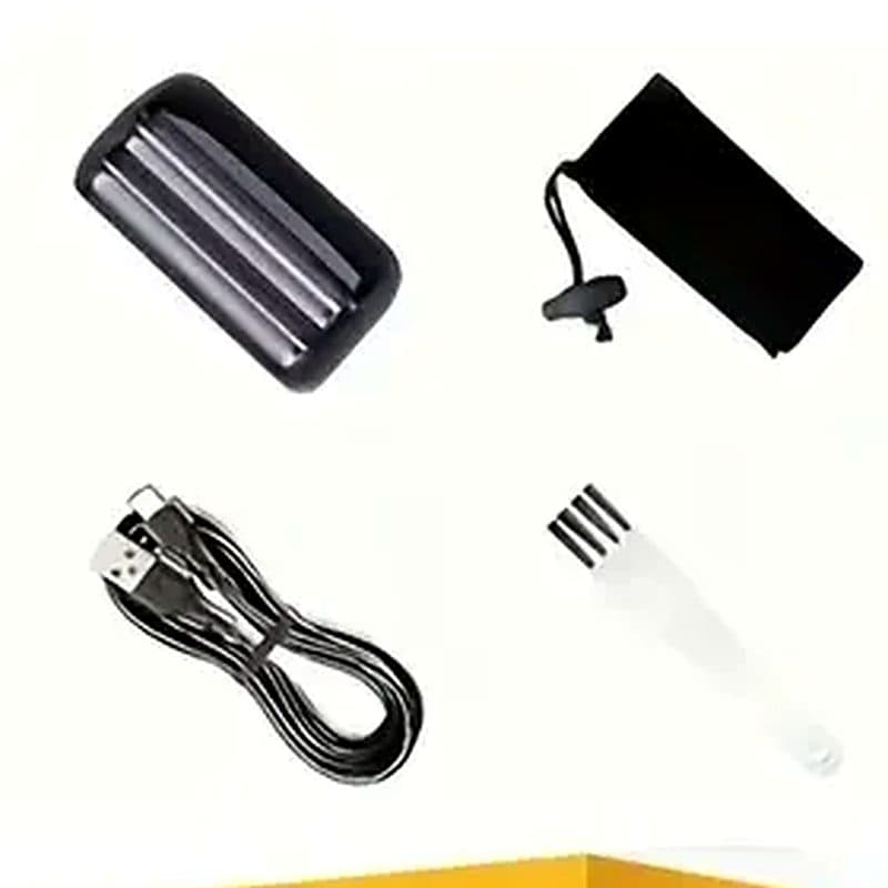 Capot, pochette, câble, brosse