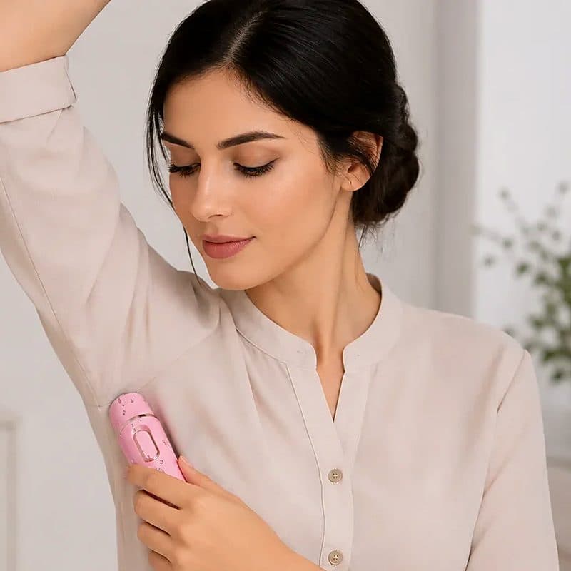 Rose et compact
