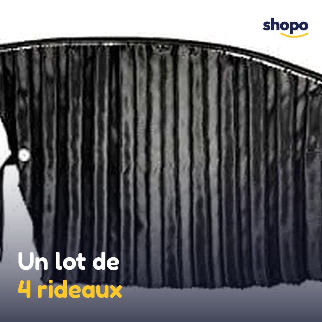Lot de 4 rideaux pare-soleil pour voiture, photo 5