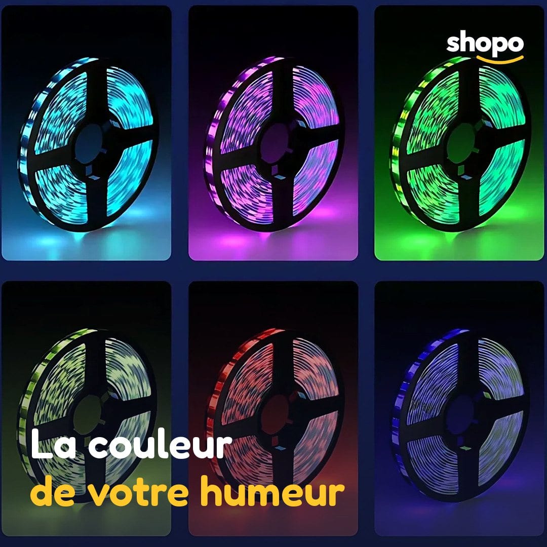 Ruban LED RGB 5 m USB avec télécommande, photo 4