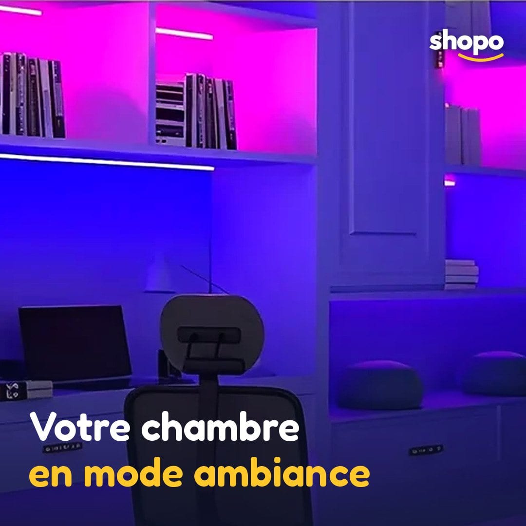 Ruban LED RGB 5 m USB avec télécommande, photo 5
