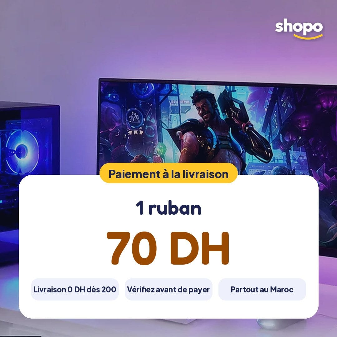 Ruban LED RGB 5 m USB avec télécommande, photo 6