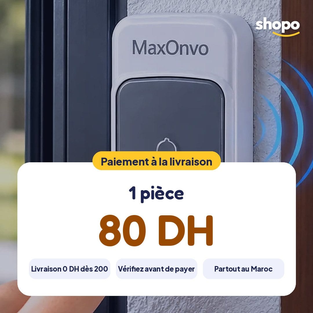 Sonnette sans fil MaxOnvo pour la maison, photo 6
