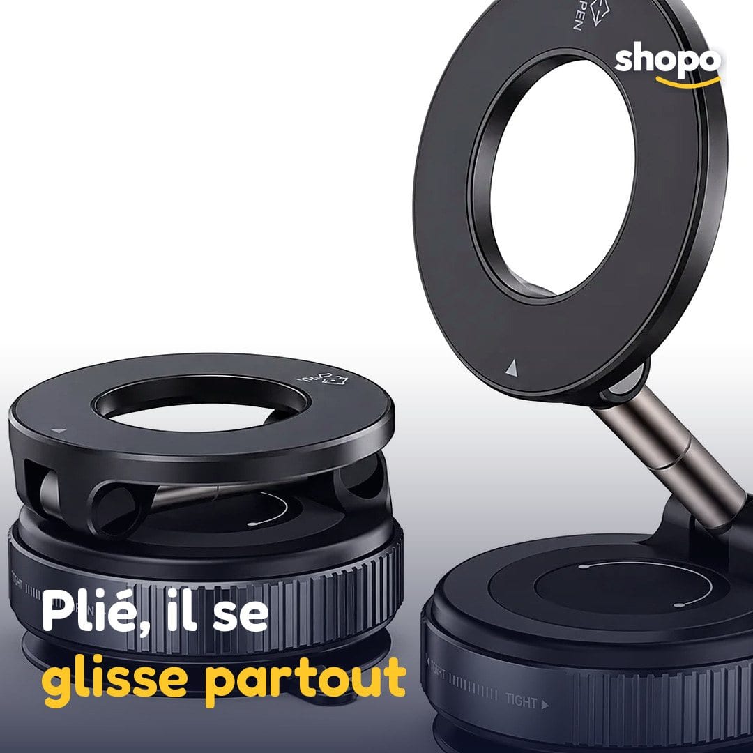 Support téléphone magnétique 360° à ventouse forte, photo 5