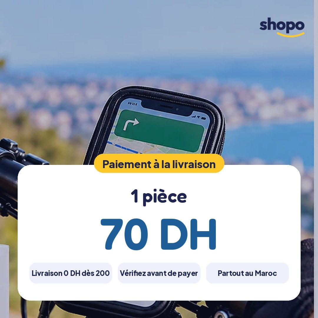 Support téléphone pour guidon de vélo avec pochette, photo 6