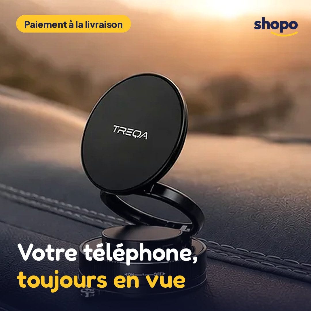 Support téléphone à ventouse sous vide, rotatif 360°, photo 1