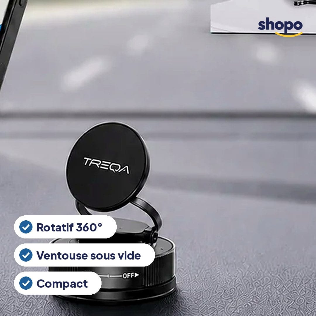 Support téléphone à ventouse sous vide, rotatif 360°, photo 2