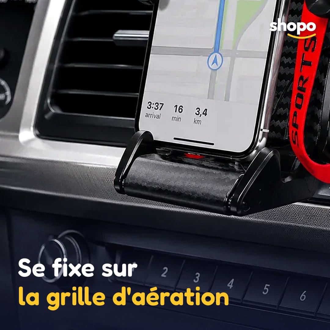 Support téléphone voiture pour grille d'aération, photo 5