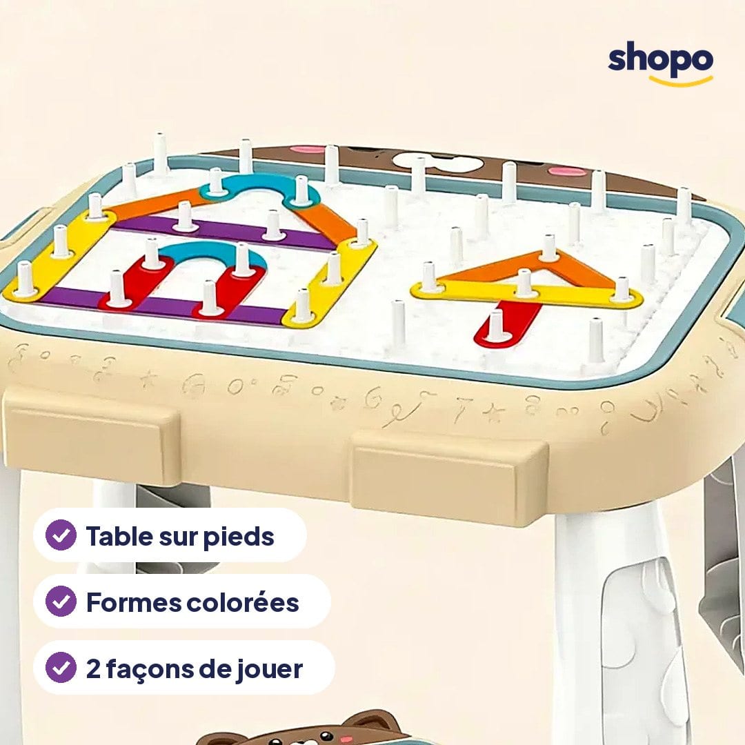 Table de dessin magnétique pour enfants, 2 modes, photo 2