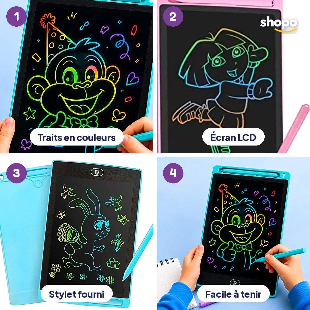 Tablette LCD 8,5 pouces pour dessiner et écrire, photo 3