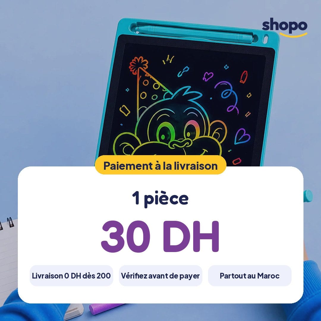 Tablette LCD 8,5 pouces pour dessiner et écrire, photo 6