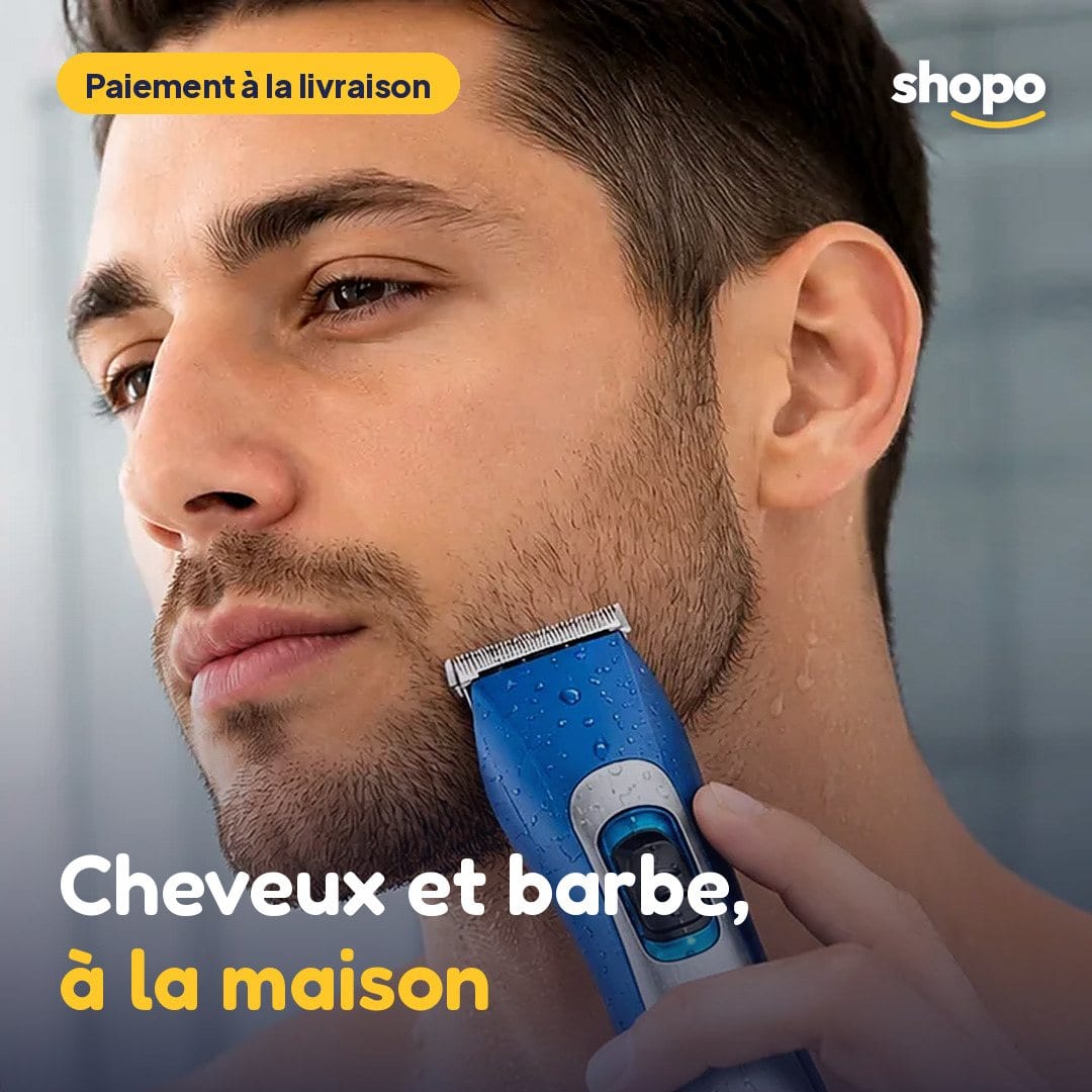 Tondeuse HTC AT-129 lavable cheveux et barbe, photo 1