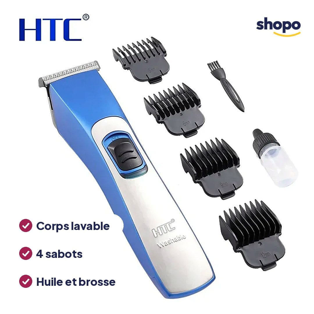 Tondeuse HTC AT-129 lavable cheveux et barbe, photo 2