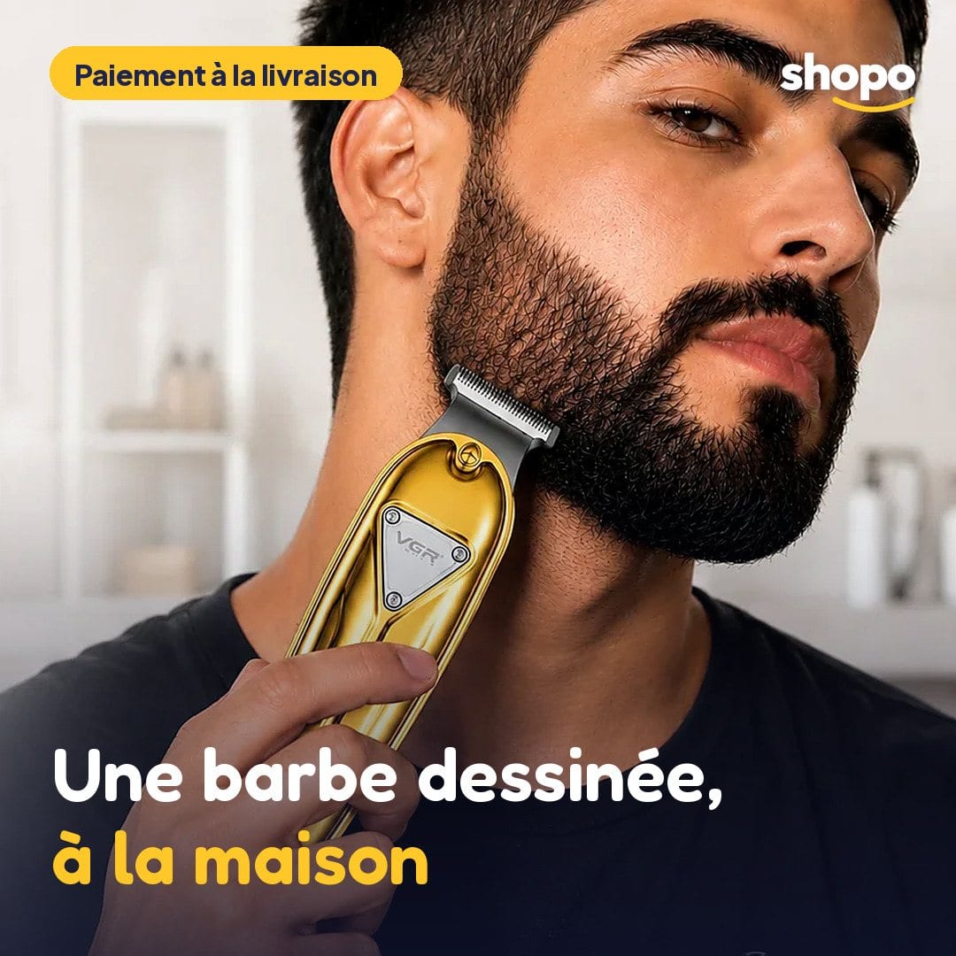 Tondeuse VGR V-056 dorée pour cheveux et barbe, photo 1