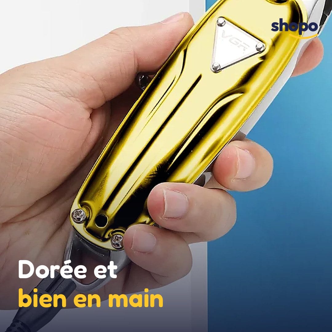 Tondeuse VGR V-056 dorée pour cheveux et barbe, photo 5